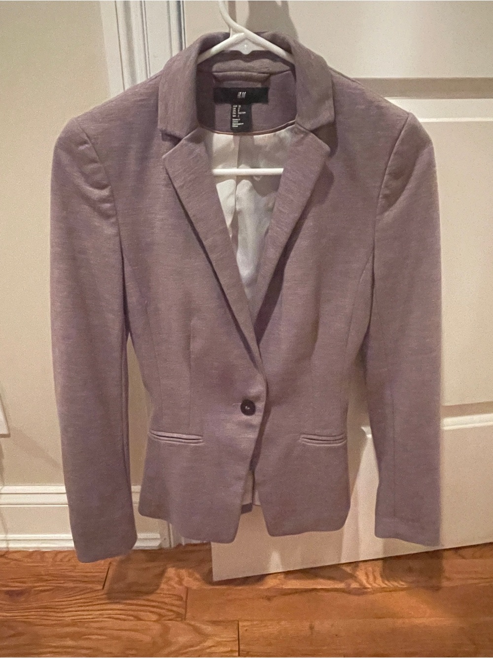 H&M Women's Taupe/Briwn Single-Button Blazer 2